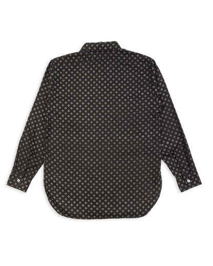 Black Sign Micro HBT Dobby Open Pocket Work Shirt - Midnight Black - Standard & Strange