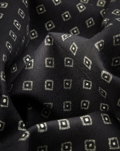 Black Sign Micro HBT Dobby Open Pocket Work Shirt - Midnight Black - Standard & Strange