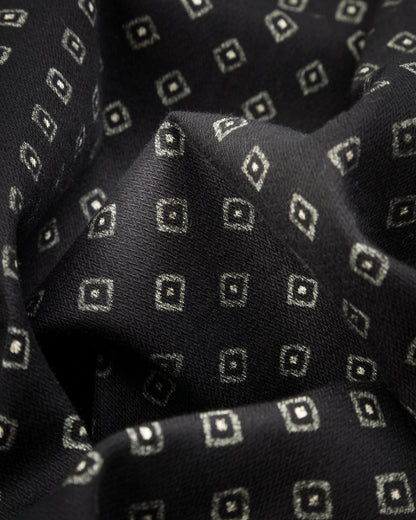 Black Sign Micro HBT Dobby Open Pocket Work Shirt - Midnight Black - Standard & Strange