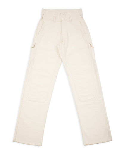 Black Sign Military Back Satin Combat Trousers - Sand White - Standard & Strange
