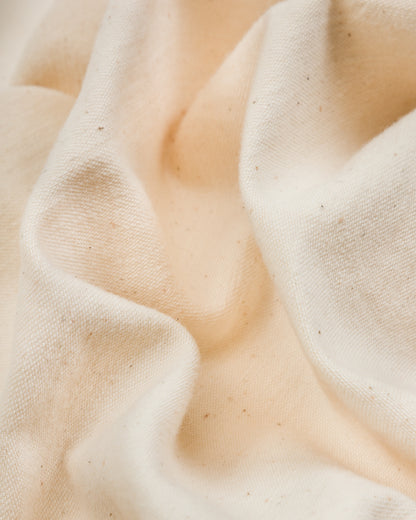 Black Sign Military Back Satin Hooded Deck Shirt - Sand White - Standard & Strange