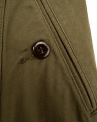 Black Sign Military Herringbone Driving Trousers - Soldier Green - Standard & Strange