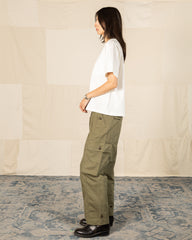 Black Sign Military Herringbone Driving Trousers - Soldier Green - Standard & Strange