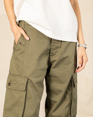 Black Sign Military Herringbone Driving Trousers - Soldier Green - Standard & Strange