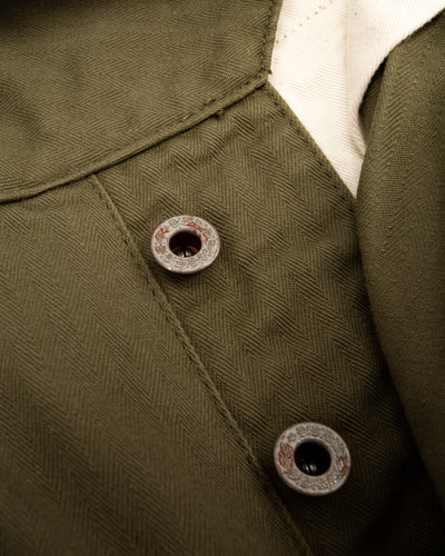 Black Sign Military Herringbone Wide Gurkha Pants - Soldier Green - Standard & Strange