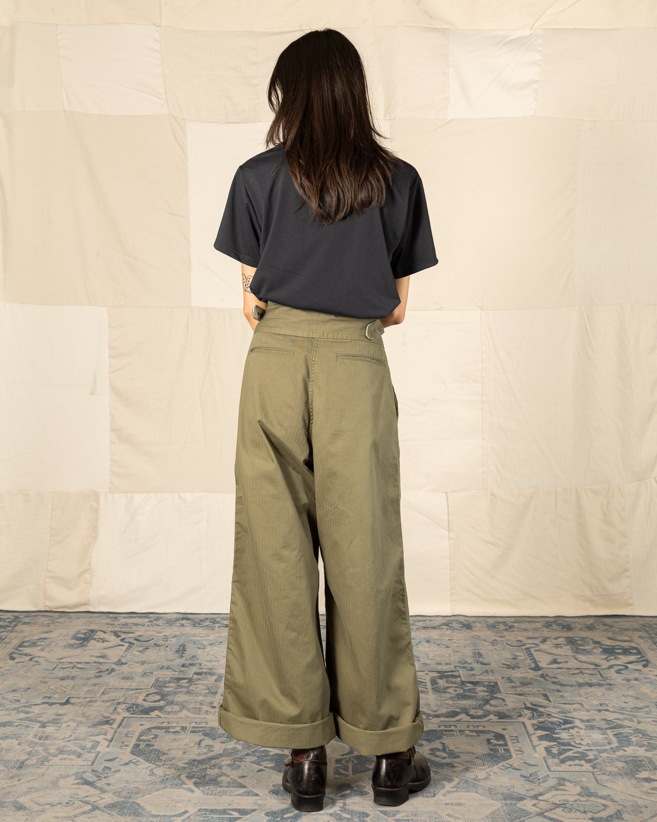 YOKE ヨーク 2TUCK WIDE GURKHA TROUSERS