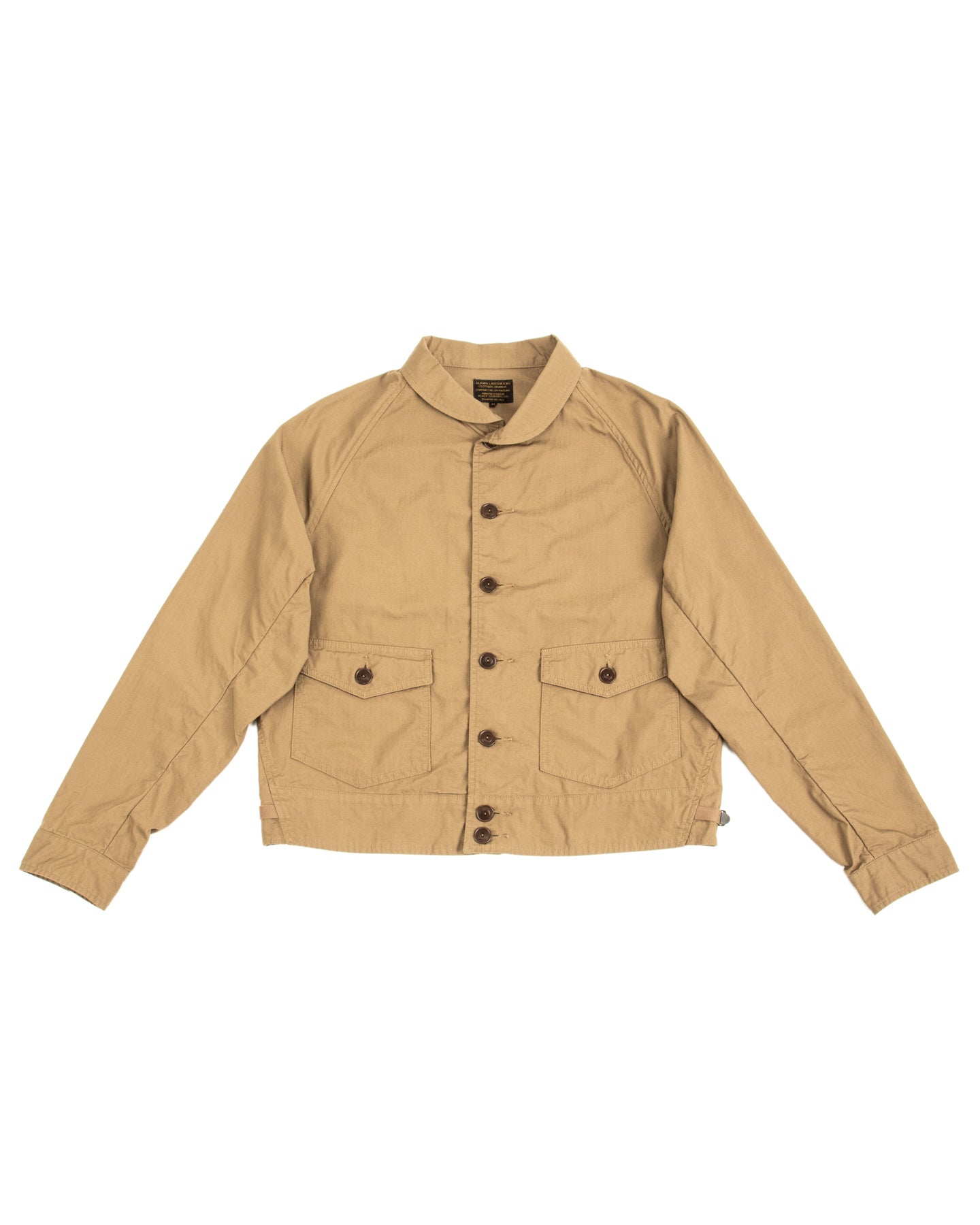Military Ripstop Civilian Cossack Jacket - Dust Beige