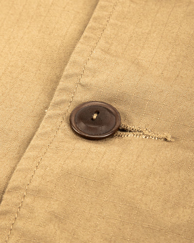 Military Ripstop Civilian Cossack Jacket - Dust Beige