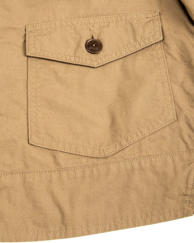 Military Ripstop Civilian Cossack Jacket - Dust Beige