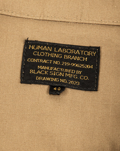 Military Ripstop Civilian Cossack Jacket - Dust Beige