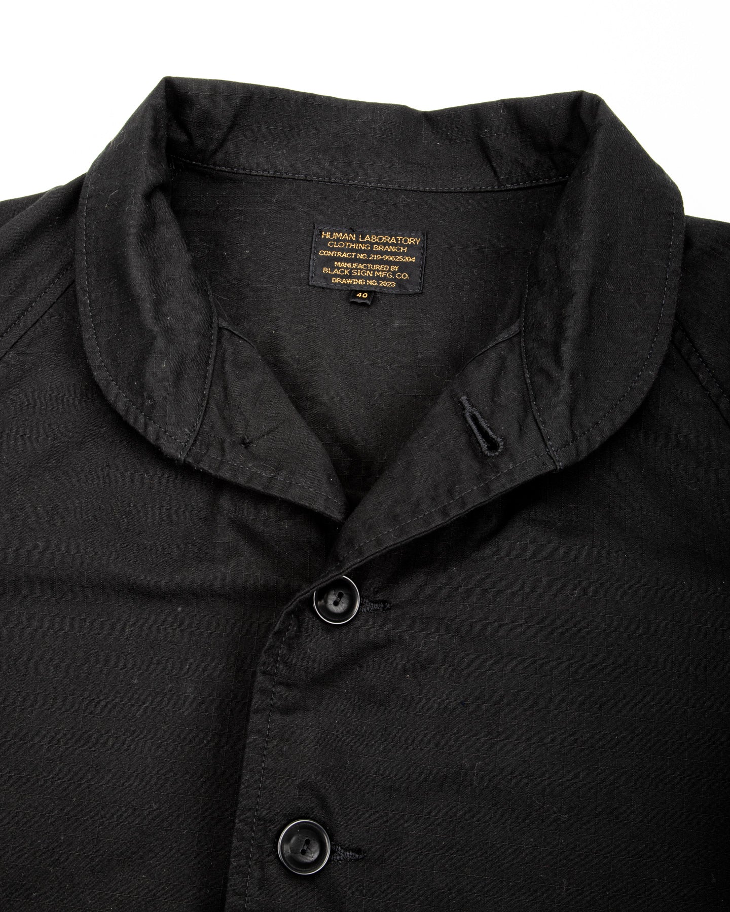 Military Ripstop Civilian Cossack Jacket - Surprise Black