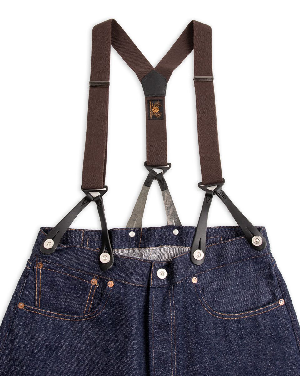 Black Sign Military Suspender - Battlefield Brown - Standard & Strange