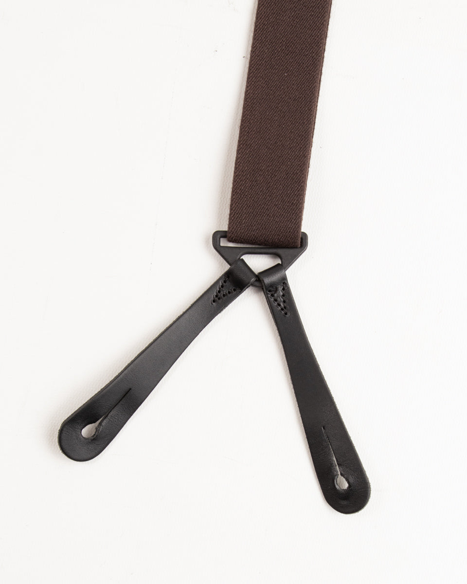 Black Sign Military Suspender - Battlefield Brown - Standard & Strange
