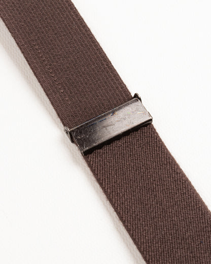 Black Sign Military Suspender - Battlefield Brown - Standard & Strange
