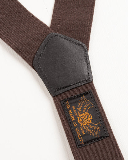 Black Sign Military Suspender - Battlefield Brown - Standard & Strange