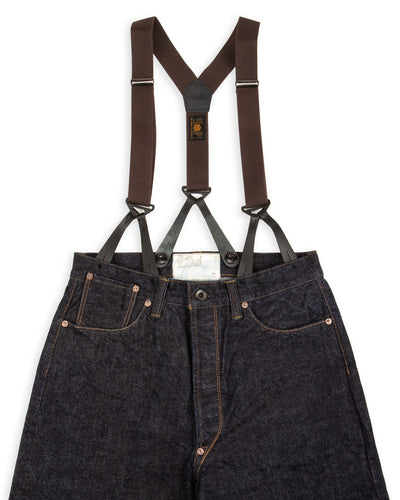 Black Sign Military Suspender - Battlefield Brown - Standard & Strange