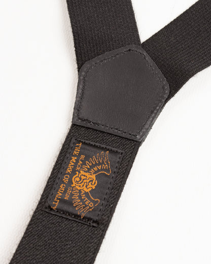 Black Sign Military Suspender - Surprise Black - Standard & Strange