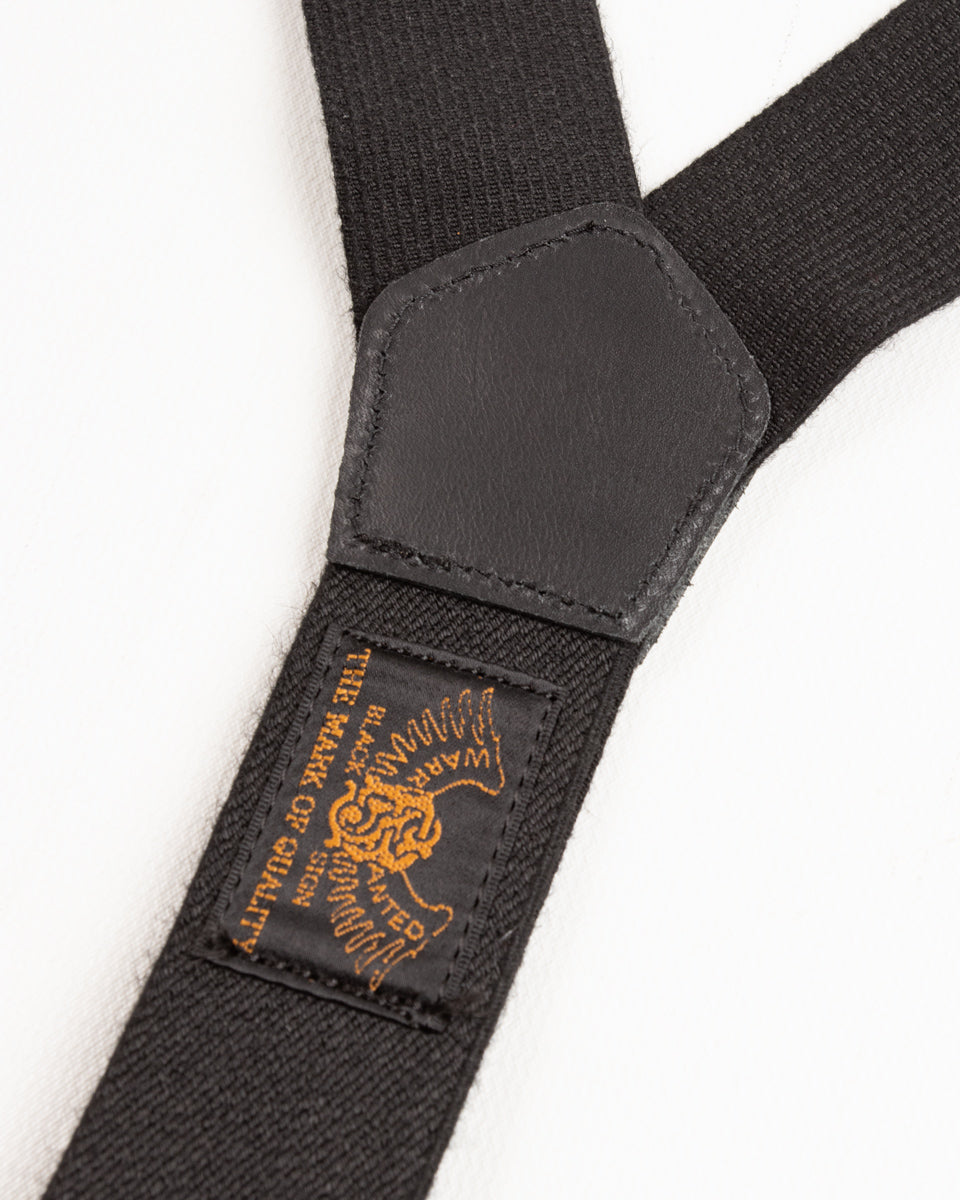 Black Sign Military Suspender - Surprise Black - Standard & Strange