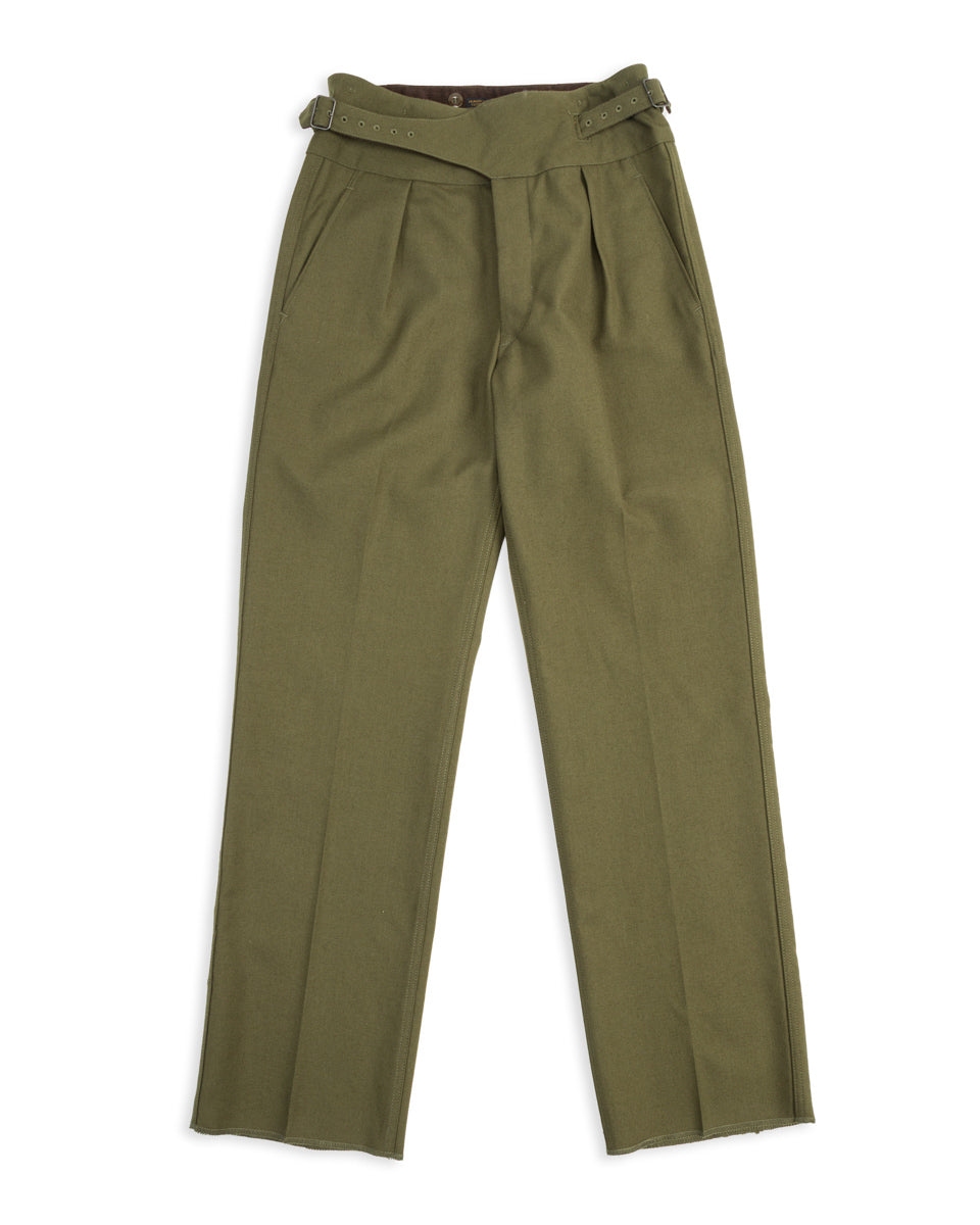 Black Sign Military Twill Gurkha Pants - Soldier Green - Standard & Strange