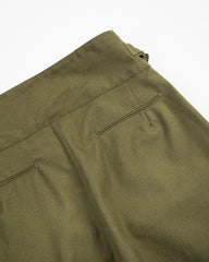 Black Sign Military Twill Gurkha Pants - Soldier Green - Standard & Strange