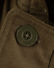 Military Twill British Coat - Soldier Green