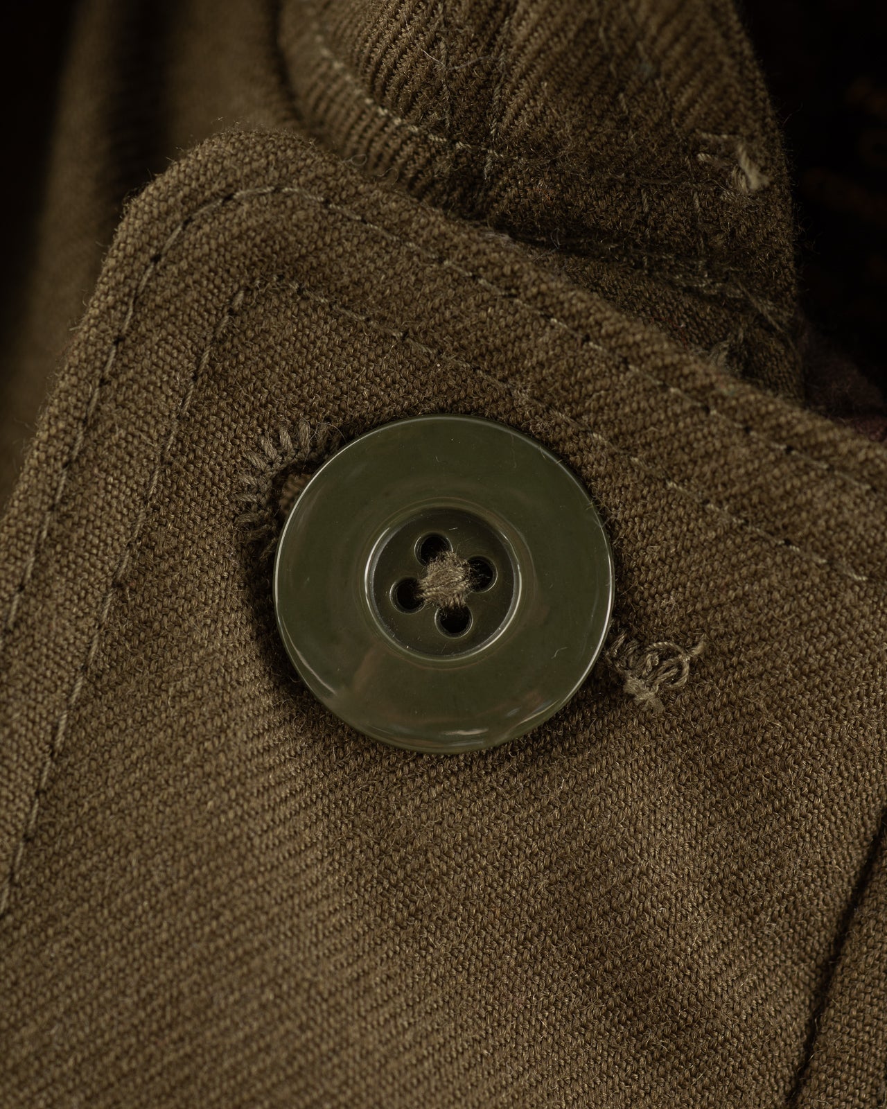 Black Sign Military Twill British Coat - Soldier Green - Standard & Strange