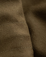 Military Twill British Coat - Soldier Green