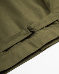 Black Sign Military Twill Pleats Jacket - Soldier Green - Standard & Strange