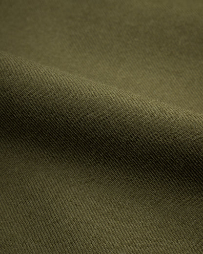 Black Sign Military Twill Pleats Jacket - Soldier Green - Standard & Strange