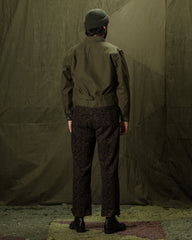 Black Sign Military Twill Pleats Jacket - Soldier Green - Standard & Strange