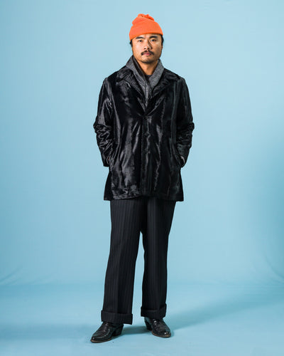 Black Sign Night Walker Jacket - Shine Black - Standard & Strange