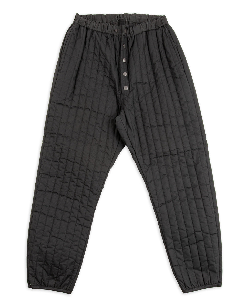 Black Sign Oiled Quilting Athletic Pants - Oiled Black - Standard & Strange
