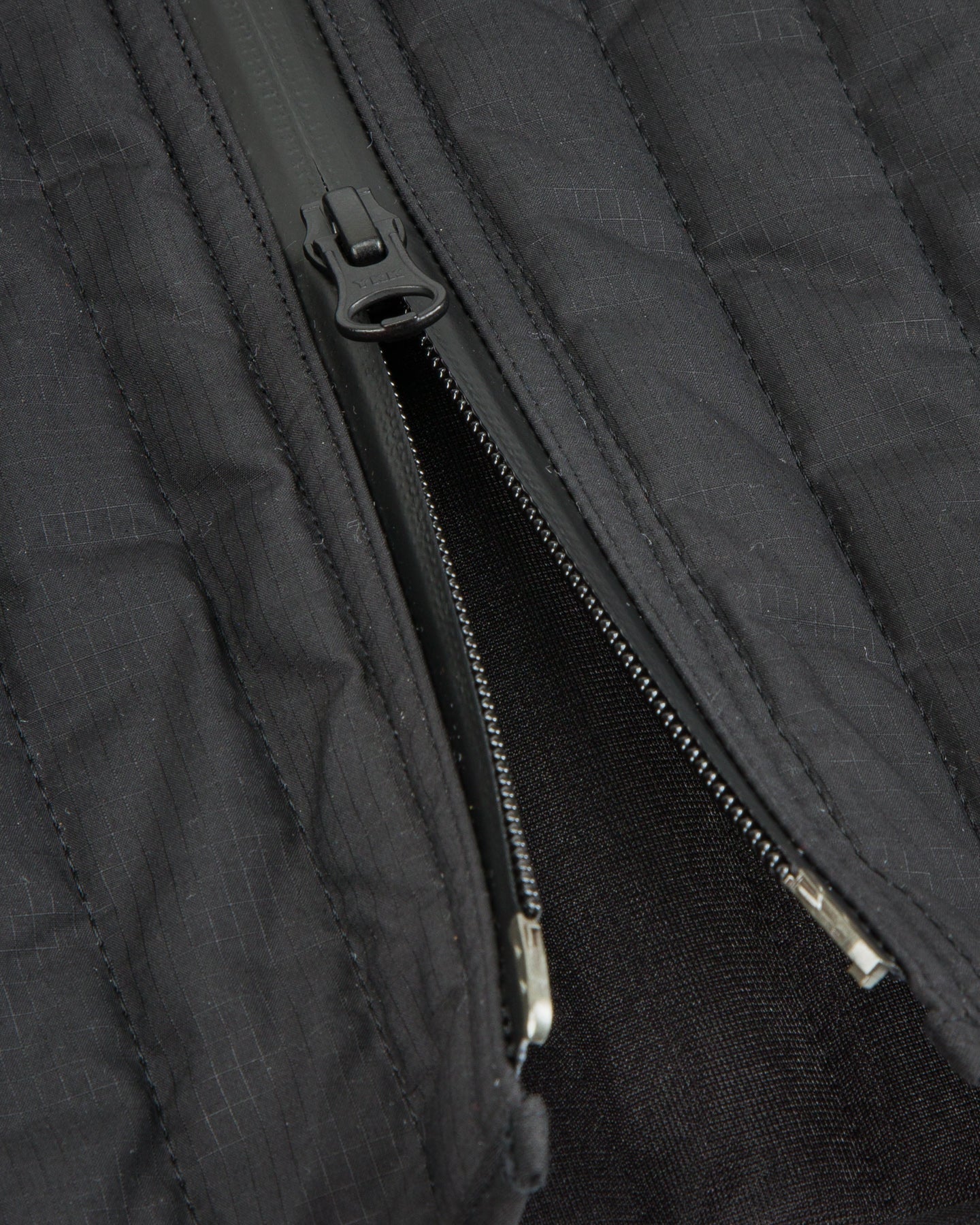 Black Sign Oiled Quilting Lumberjack Vest - Oiled Black - Standard & Strange