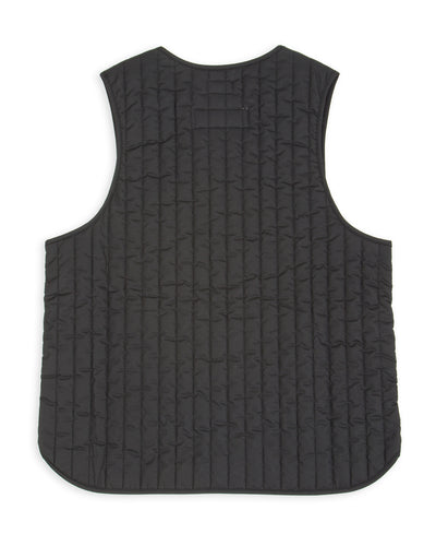 Black Sign Oiled Quilting Lumberjack Vest - Oiled Black - Standard & Strange