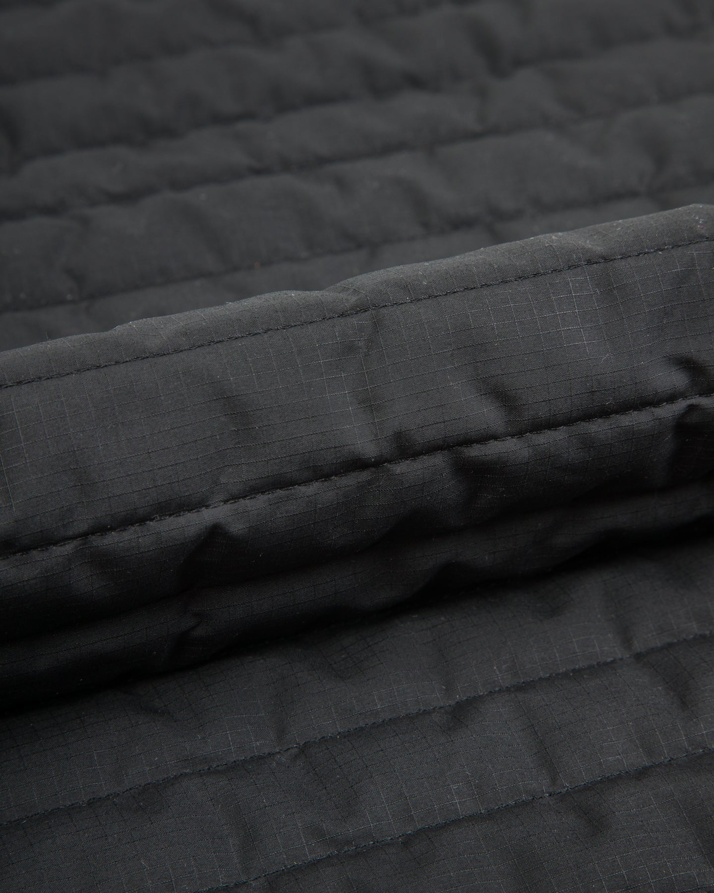 Black Sign Oiled Quilting Lumberjack Vest - Oiled Black - Standard & Strange