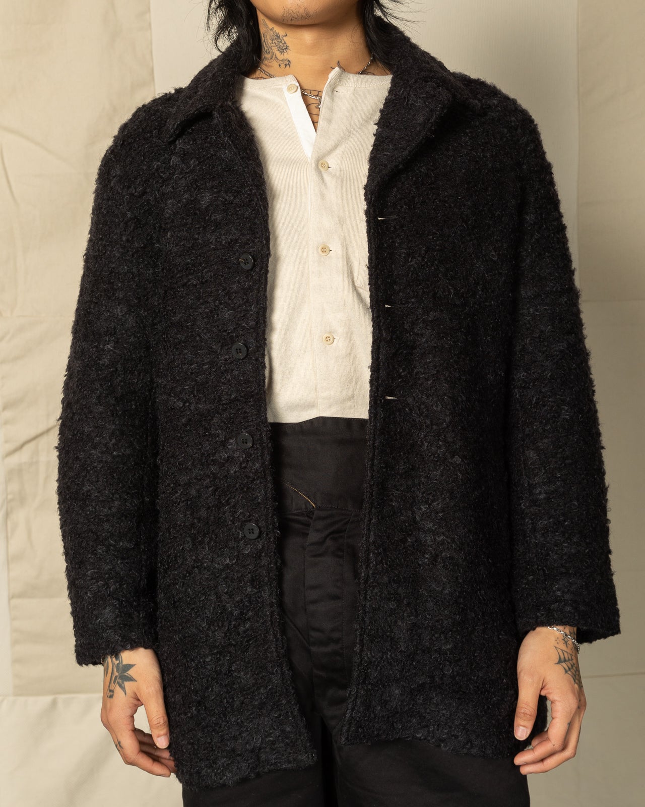 Black Sign Old Man Jacket - Beast Black - Standard & Strange