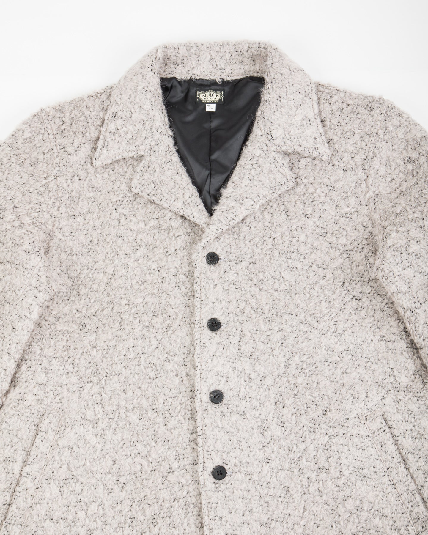 Black Sign Old Man Jacket - Gentle White - Standard & Strange