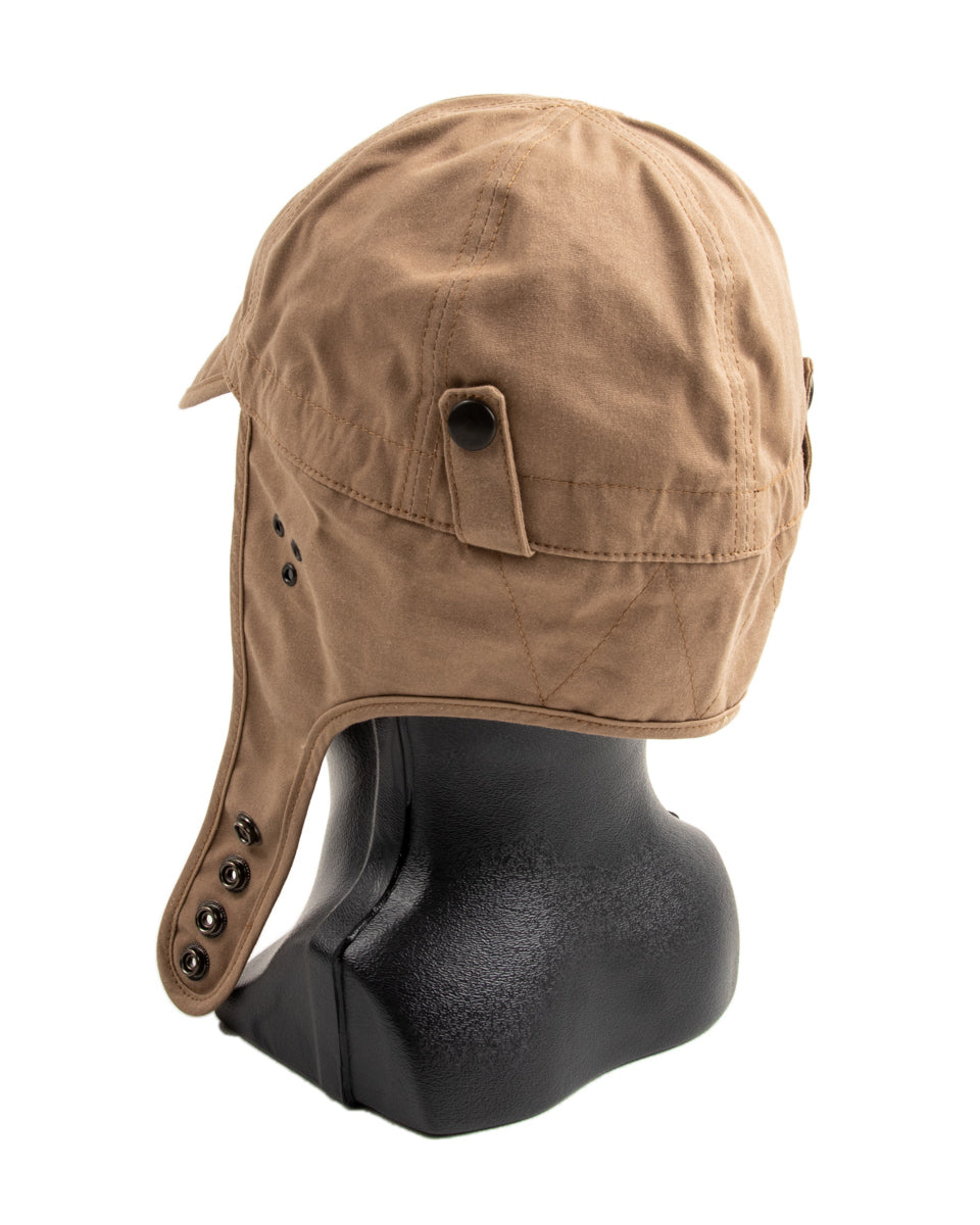 Black Sign Paraffin Weather Aviator Cap - Sand Beige – Standard