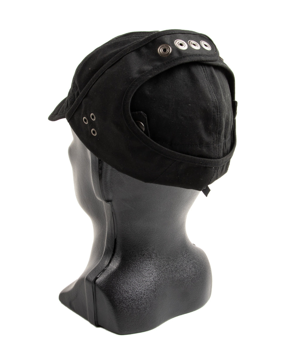 Paraffin Weather Aviator Cap - Sand Black