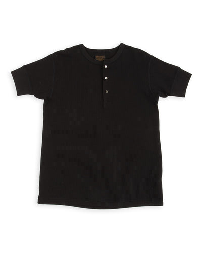 Black Sign Railroad Knit S/S Amish Underwear - Midnight Black - Standard & Strange