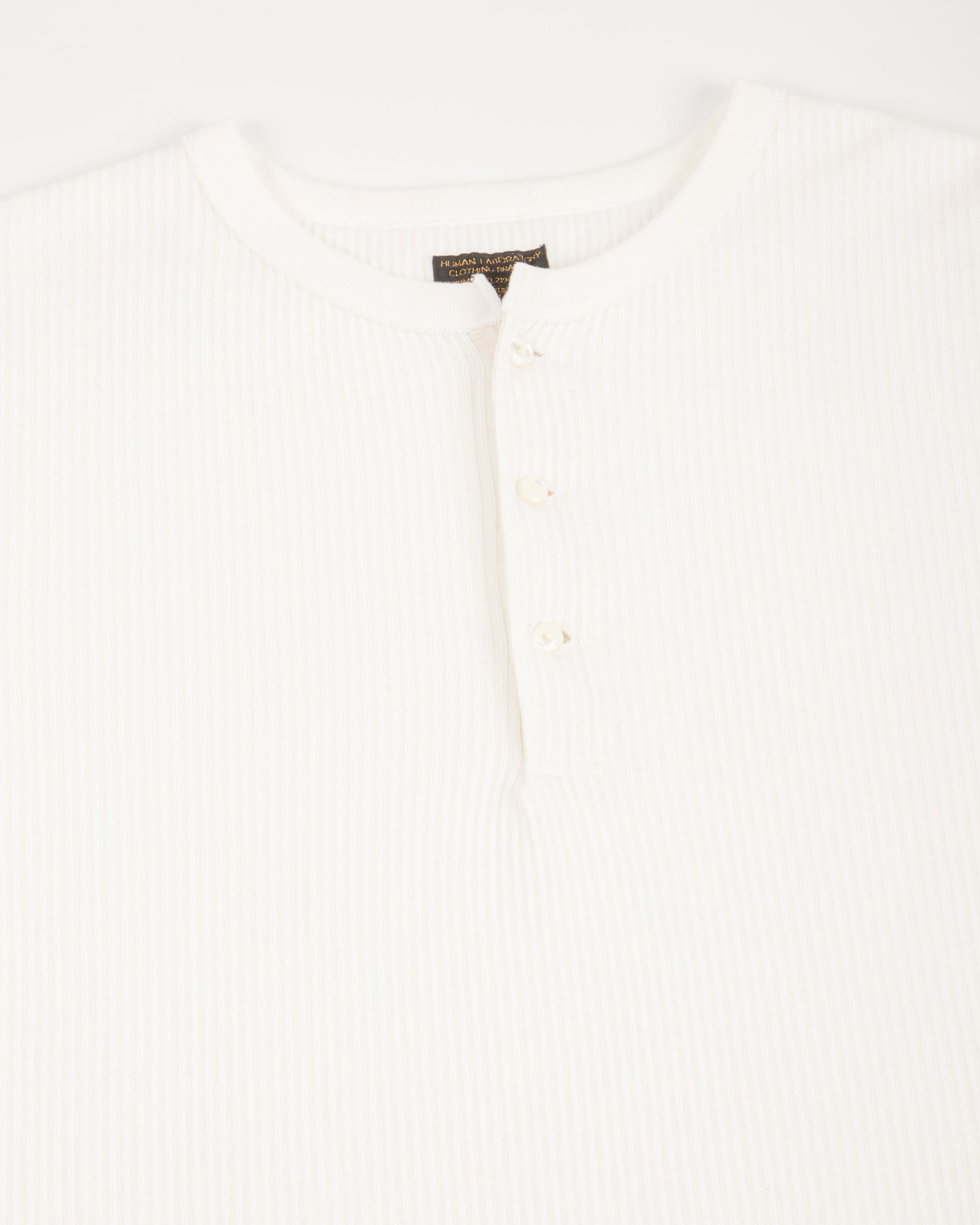 Black Sign Railroad Knit S/S Amish Underwear - Salt White - Standard & Strange