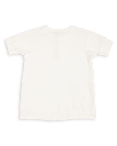 Black Sign Railroad Knit S/S Amish Underwear - Salt White - Standard & Strange