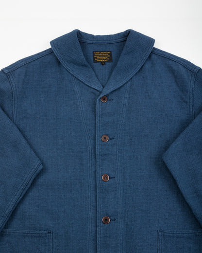 Black Sign Rasp Dobby Utility Jacket - Blue Moon - Standard & Strange