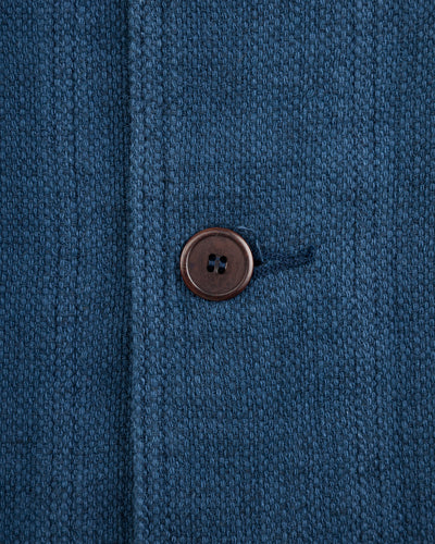 Black Sign Rasp Dobby Utility Jacket - Blue Moon - Standard & Strange