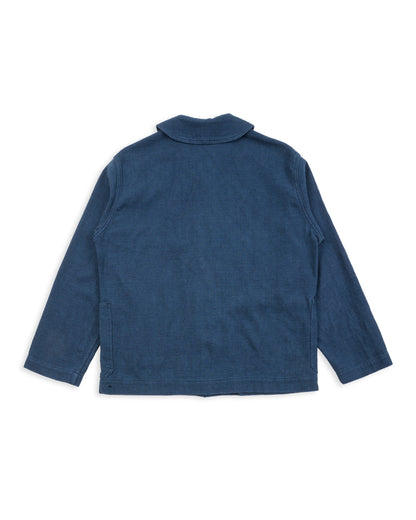 Black Sign Rasp Dobby Utility Jacket - Blue Moon - Standard & Strange