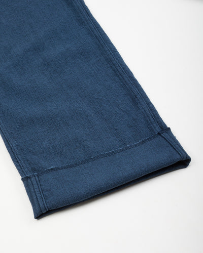 Black Sign Rasp Dobby Utility Trousers - Blue Moon - Standard & Strange