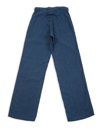 Black Sign Rasp Dobby Utility Trousers - Blue Moon - Standard & Strange