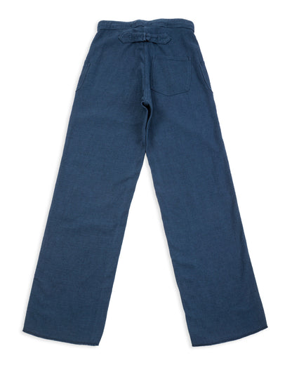 Black Sign Rasp Dobby Utility Trousers - Blue Moon - Standard & Strange