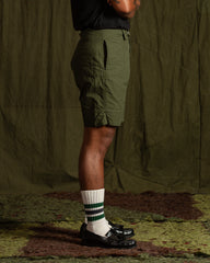 Black Sign Side Padded Athletic Shorts - Field Green - Standard & Strange