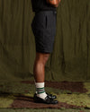 Black Sign Side Padded Athletic Shorts - Sumi Black - Standard & Strange